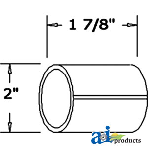 UM03812   Front Steering Support Bushing---Replaces 196049M1